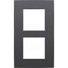 Afdekplaat 2-voudig 60mm Athracite 122-76200