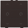 Home Control Dubbele Dimbediening Dark Brown 124-51046