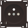 Centraalplaat Overspanning 28,5mm Dark Brown 124-66606