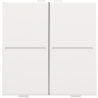 Toets 2X RF / Bus White Coated 154-00007