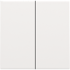 Set Tweevoudige Drukknop White Coated 154-31004