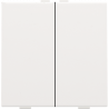 Home Control Tweevoudige Drukknop White Coated 154-51002