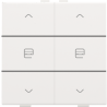 Home Control Tweevoudige Motorbediening White Coated 154-51036