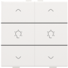 Home Control Dubbele Dimbediening White Coated 154-51046