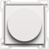 Afwerkingsset 1-0-2 Draaischakelaar Motor White Coated 154-65938