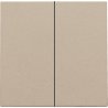 Set Tweevoudige Drukknop Champagne Coated 157-31004