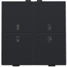 Toets 2X RF / Bus Regime Black Coated 161-00099
