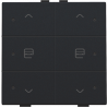 Home Control Dubbele Motorsturing + LED Black Coated 161-52036