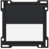 Afwerkingsset met tekstveld Black Coated 161-60905