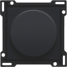 Afwerkingsset Draaischakelaar Black Coated 161-65926
