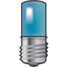 Lamp E10 / Led Blauw  170-37002