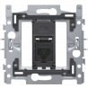 Inbouwraam 1 x RJ45 CAT5E klauw  170-65151