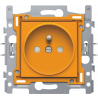 Stopcontact set 21mm Oranje 198-66100