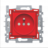 Stopcontact set 21mm Red 199-66100