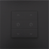 Home Control Dubbele Dimbediening Piano Black Coated 200-51046