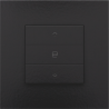 Home Control Zesvoudige Drukknop + LED Piano Black Coated 200-52033