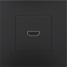 Afwerking HDMI-HDMI Piano Black Coated 200-69417