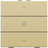 Home Control Motorbediening Alu Gold Coated 221-51033