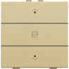 Home Control Zesvoudige Drukknop + LED Alu Gold Coated 221-52033